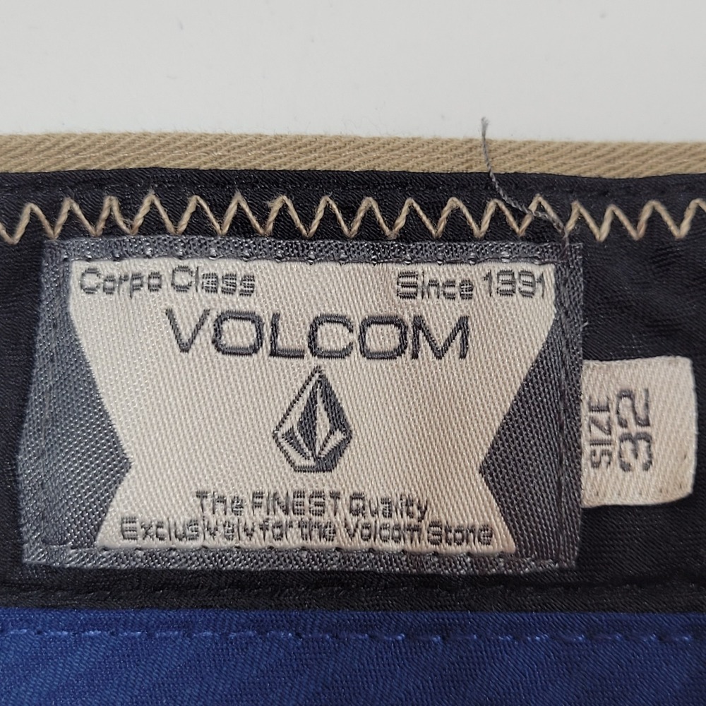 Volcom Chino Shorts Mens Size 32 Tan Excellent Corpo Class Twill Skateboard - Picture 4 of 8